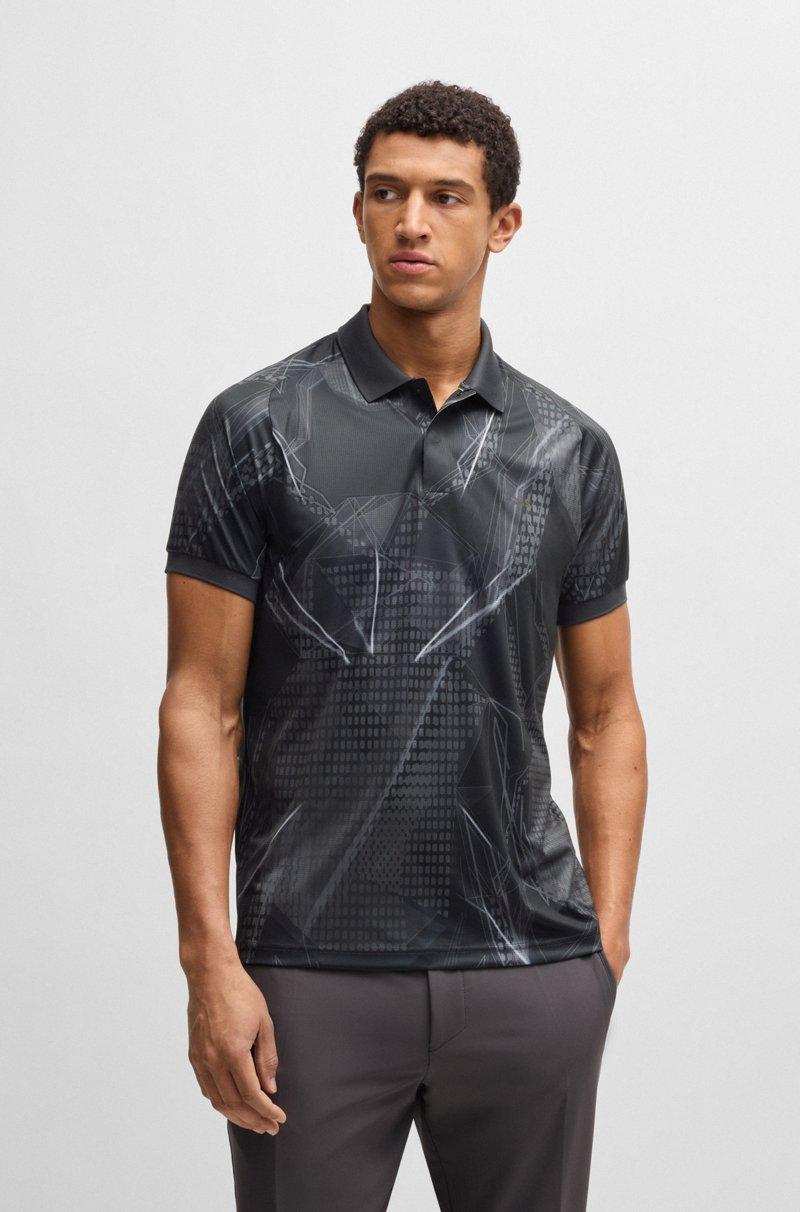 Hugo Boss Polo Active Paddy con estampado gráfico y protección UV Hugo Boss Polo Active Paddy con estampado gráfico y protección UV