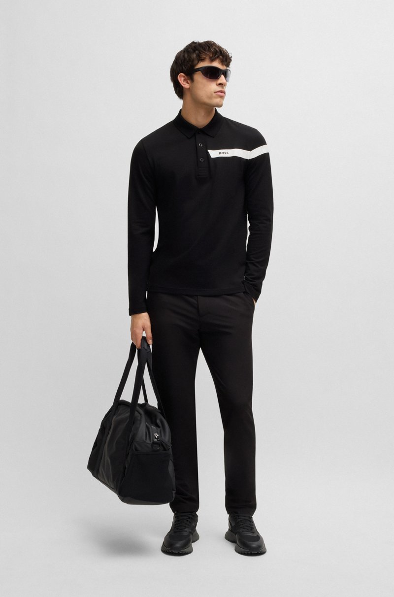 Hugo Boss Polo Activo De Algodón Con Control De La Humedad