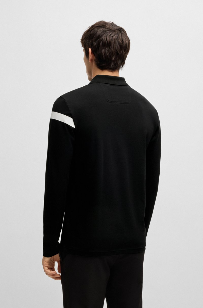 Hugo Boss Polo Activo De Algodón Con Control De La Humedad