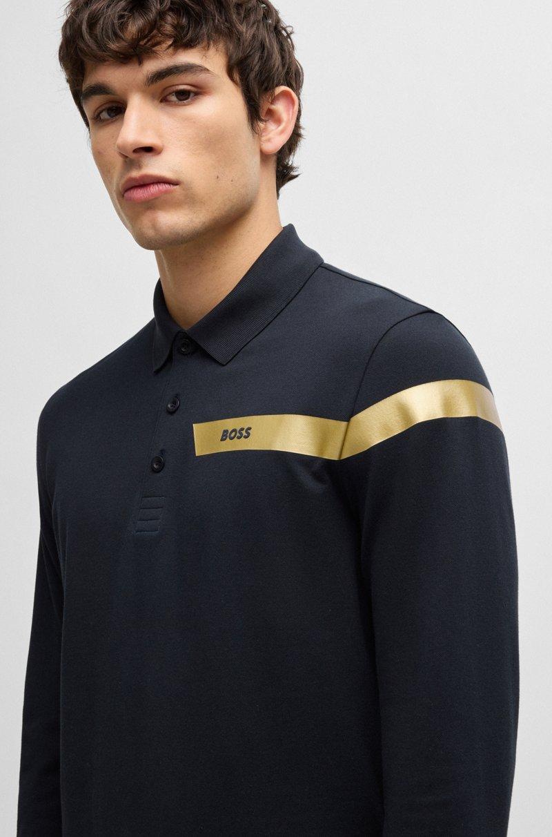 Hugo Boss Polo Activo De Algodón Con Control De La Humedad