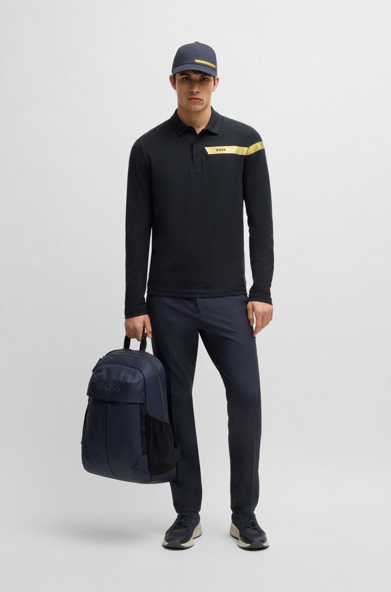 Hugo Boss Polo Activo De Algodón Con Control De La Humedad