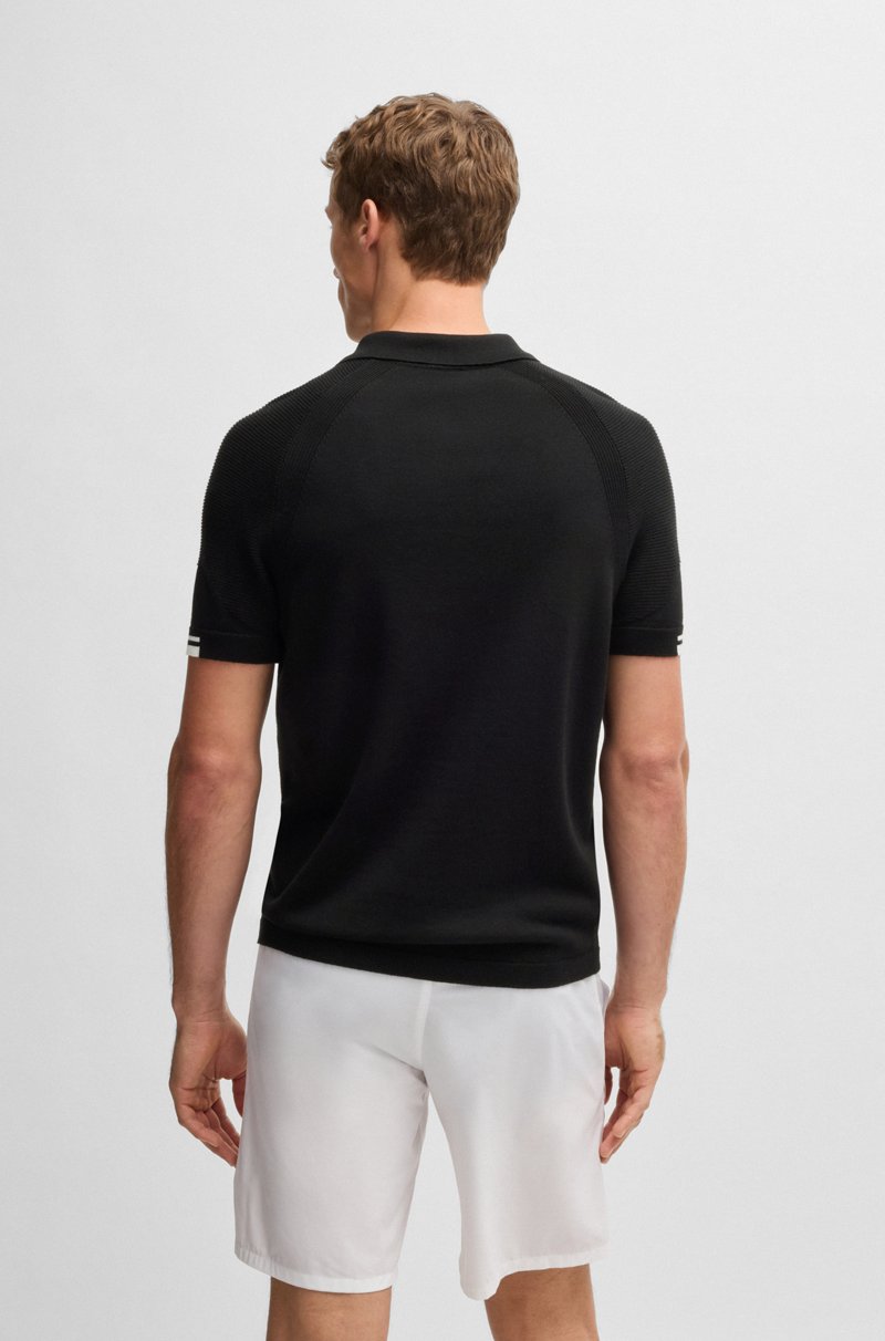 Hugo Boss Polo Activo Slim Fit De Punto Con Control De La Humedad