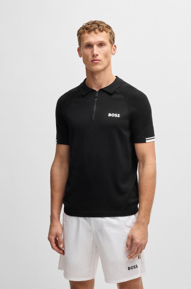 Hugo Boss Polo activo slim fit de punto con control de la humedad