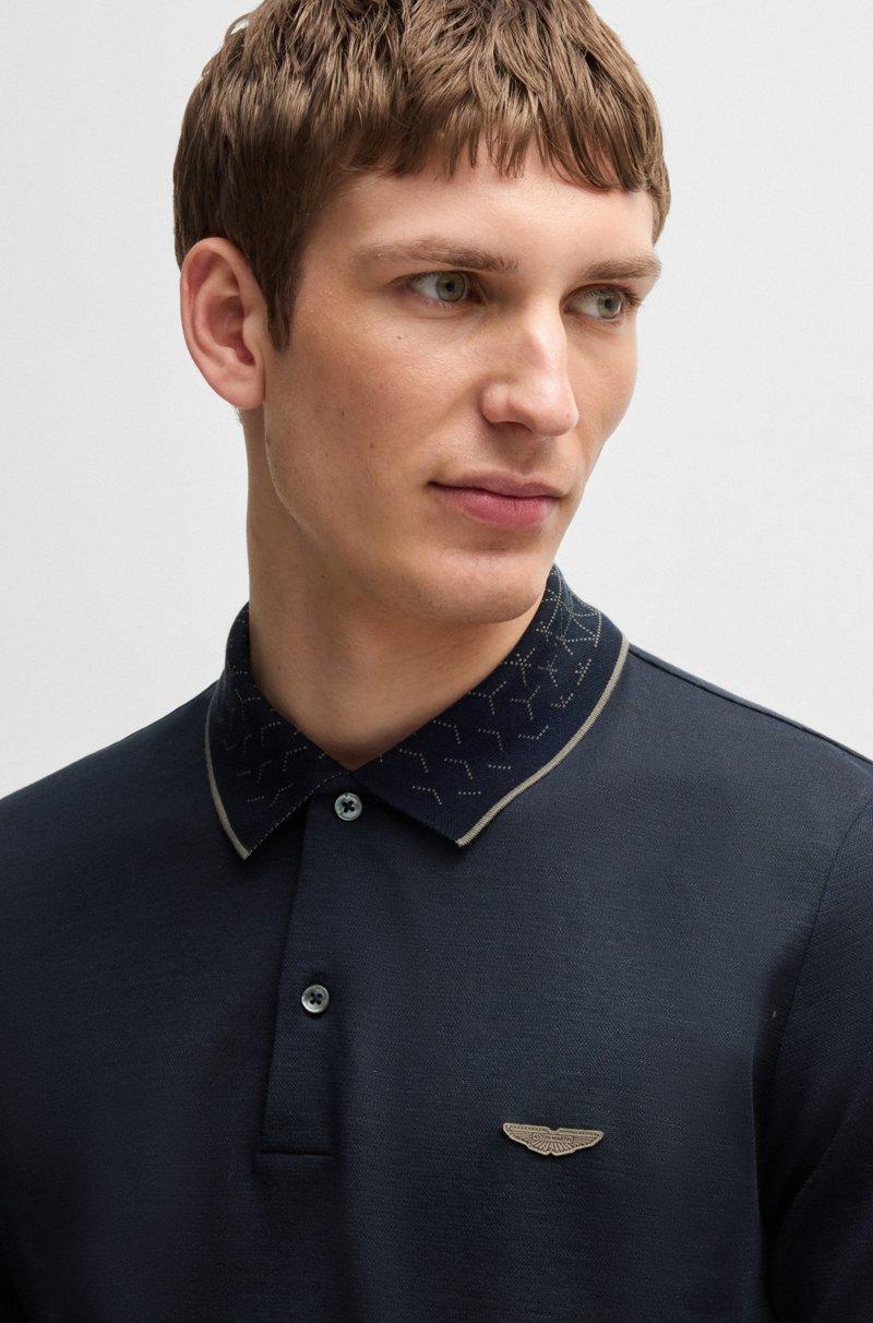 Hugo Boss Polo BOSS X ASTON MARTIN De Algodón Lino Y Seda
