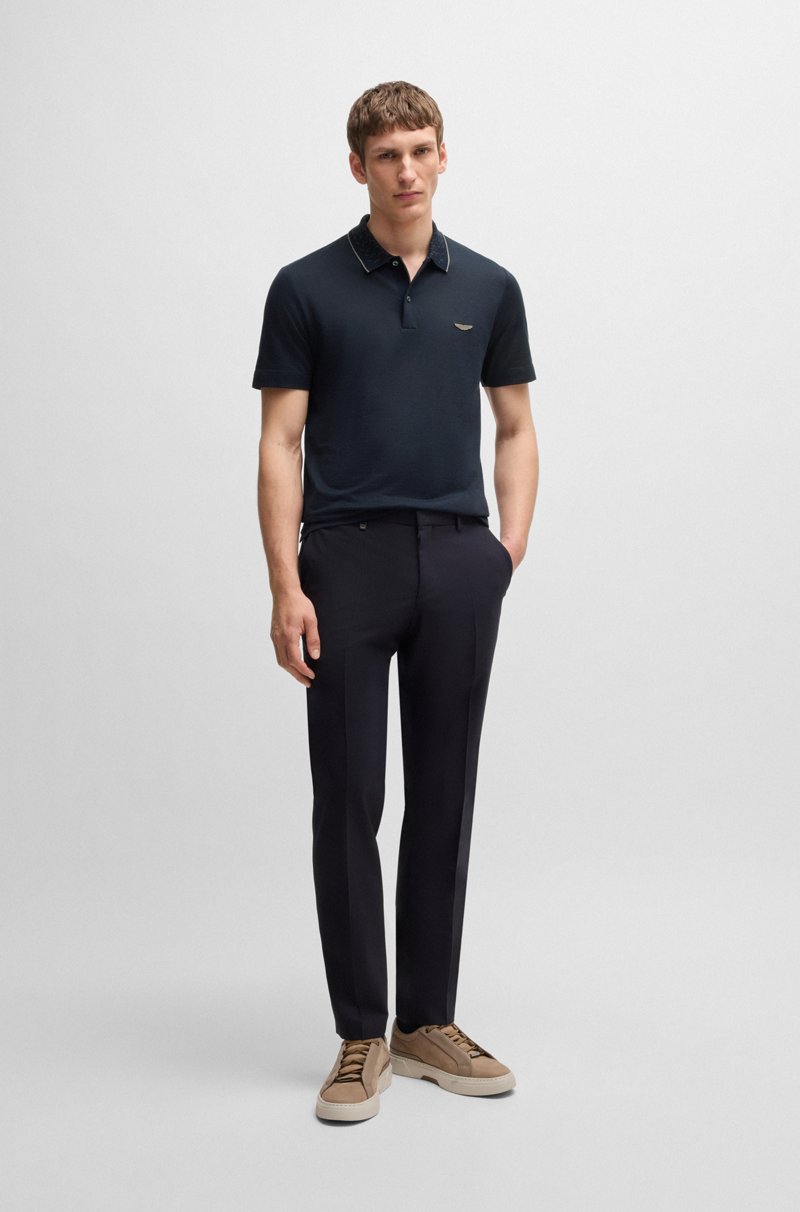 Hugo Boss Polo BOSS X ASTON MARTIN De Algodón Lino Y Seda