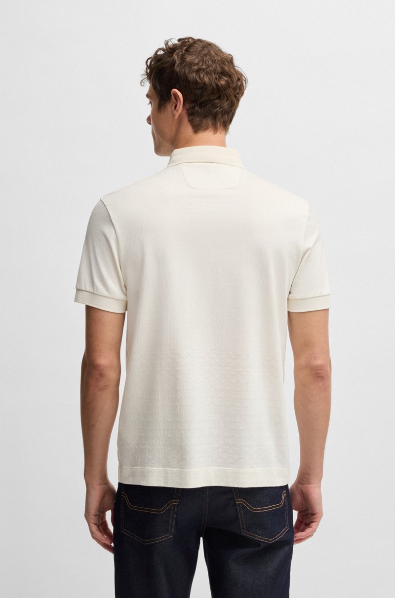 Hugo Boss Polo BOSS X ASTON MARTIN De Seda Y Algodón Con Jacquard En Degradado