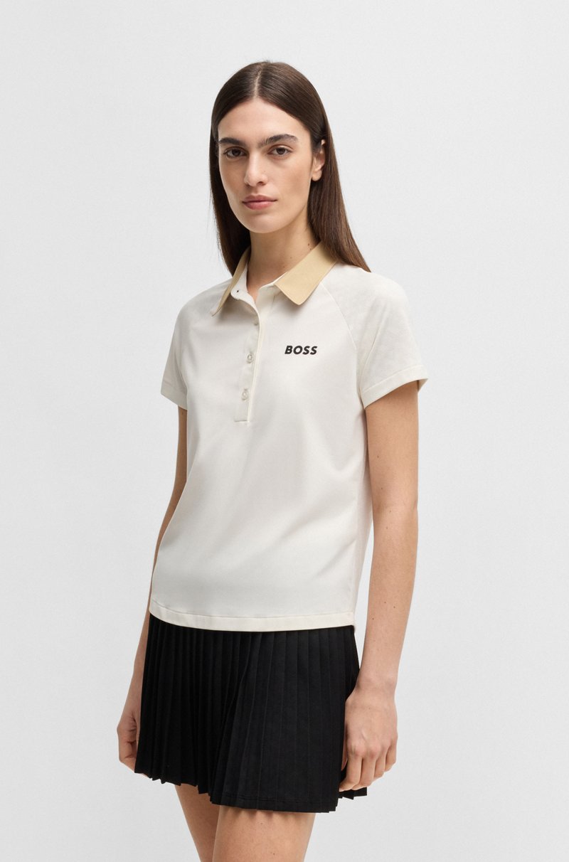 Hugo Boss Polo con bloques de color y detalle de logo