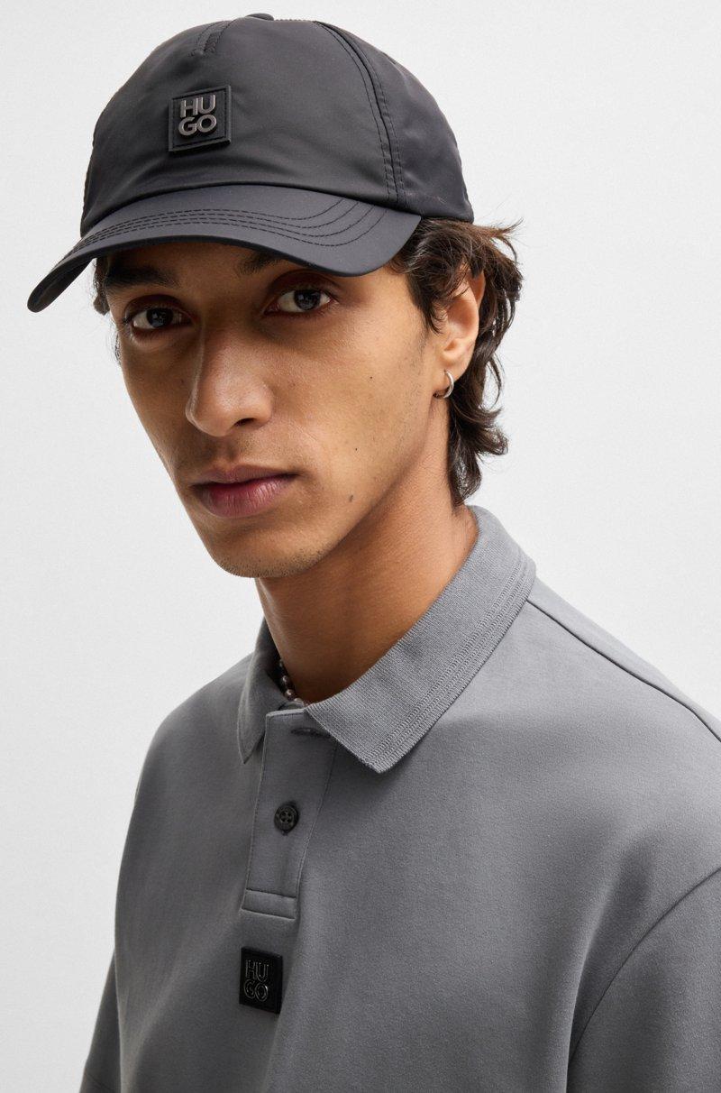 Hugo Boss Polo De Algodón Interlock Con Logo Apilado