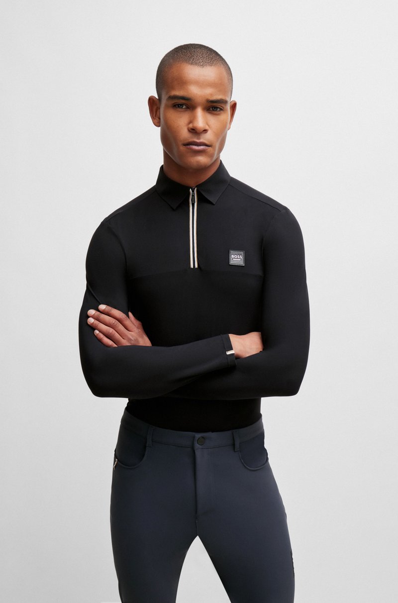 Hugo Boss Polo De Equitación Para Doma Confeccionado En Material De Secado Rápido