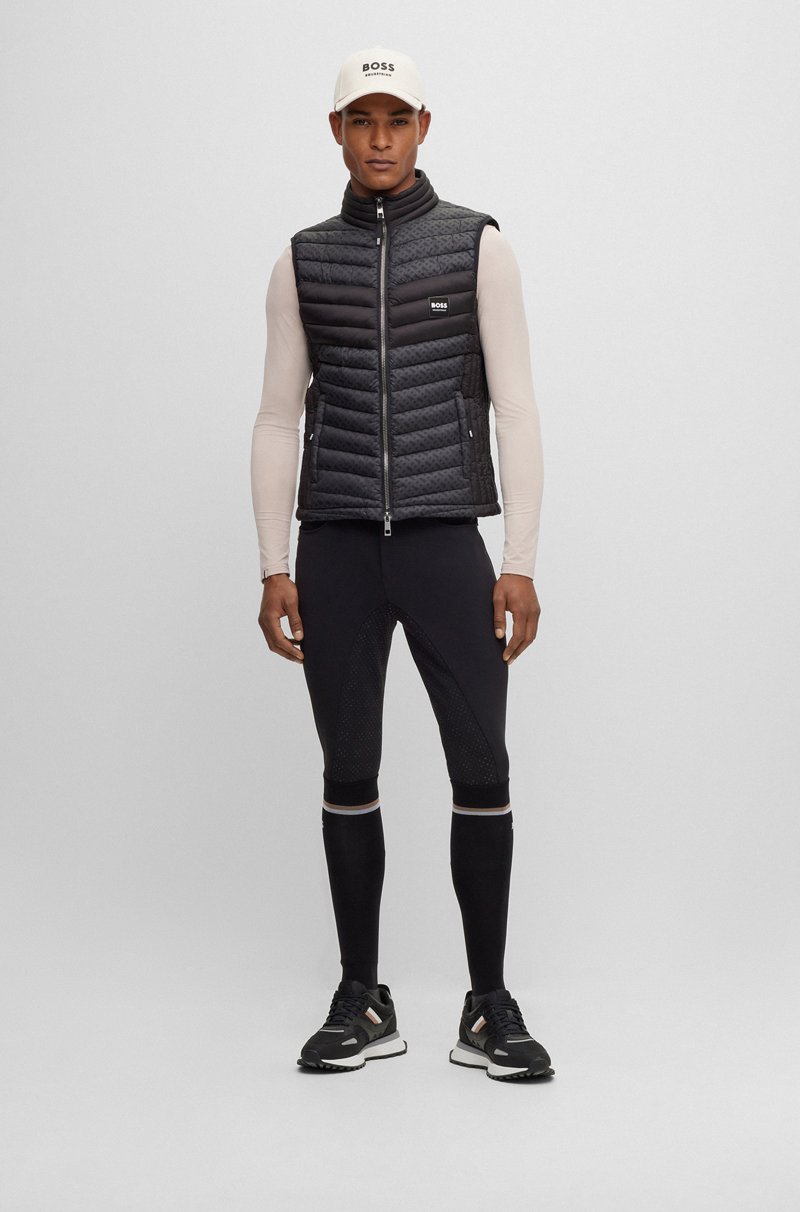 Hugo Boss Polo De Equitación Para Doma Confeccionado En Material Superelástico