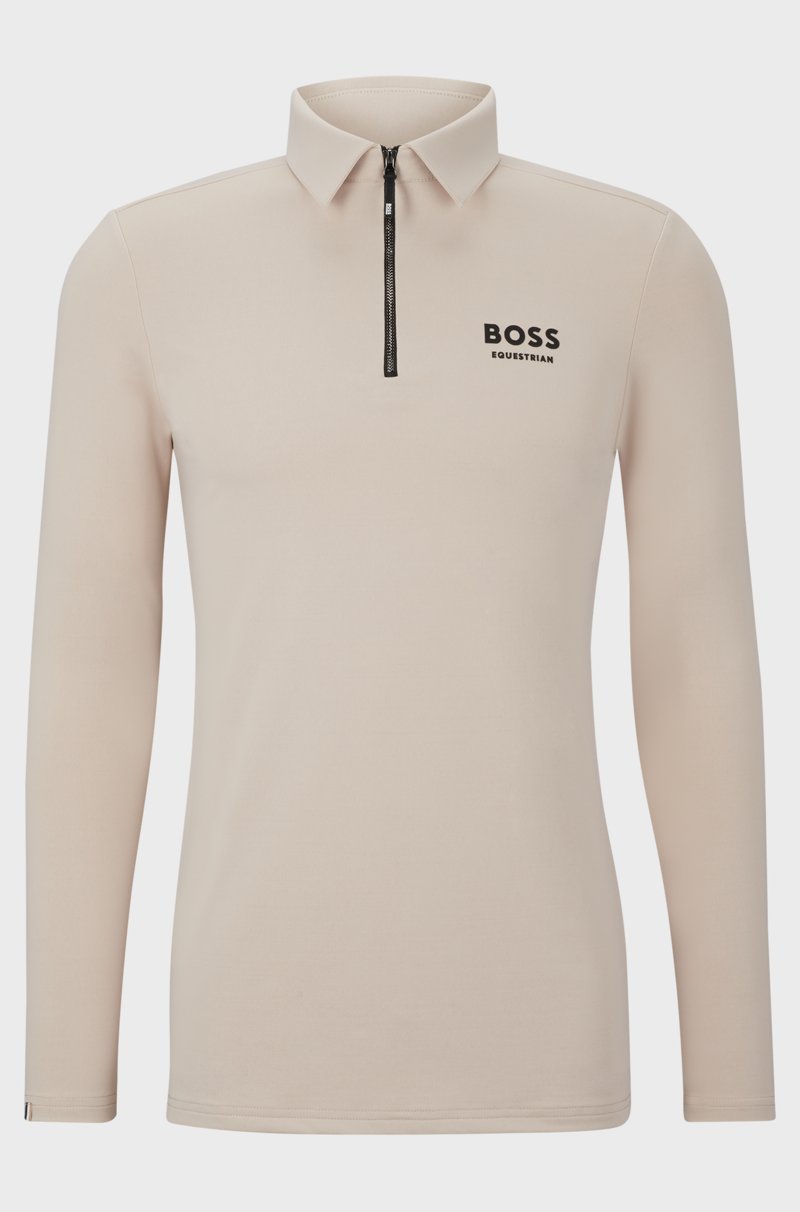 Hugo Boss Polo de equitación para doma confeccionado en material superelástico