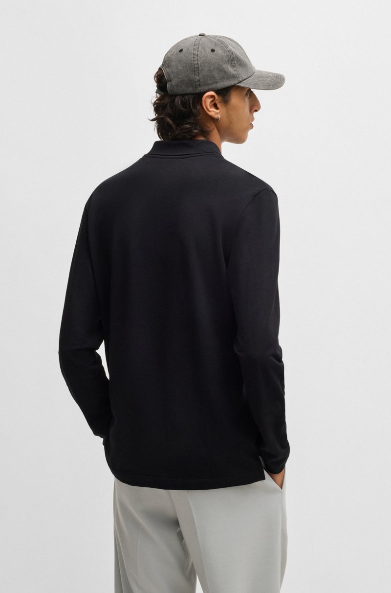 Hugo Boss Polo De Piqué De Algodón Con Detalle De Logo