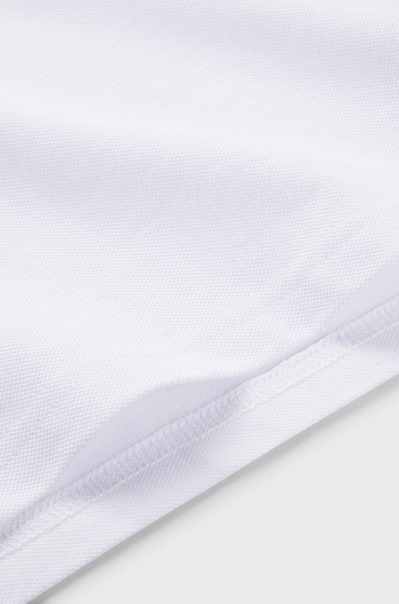 Hugo Boss Polo De Piqué De Algodón Con Logo Estampado Para Niños