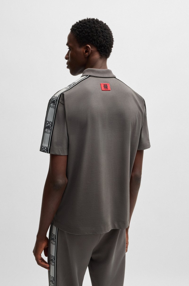 Hugo Boss Polo HUGO X RB De Algodón Con Cinta De La Marca