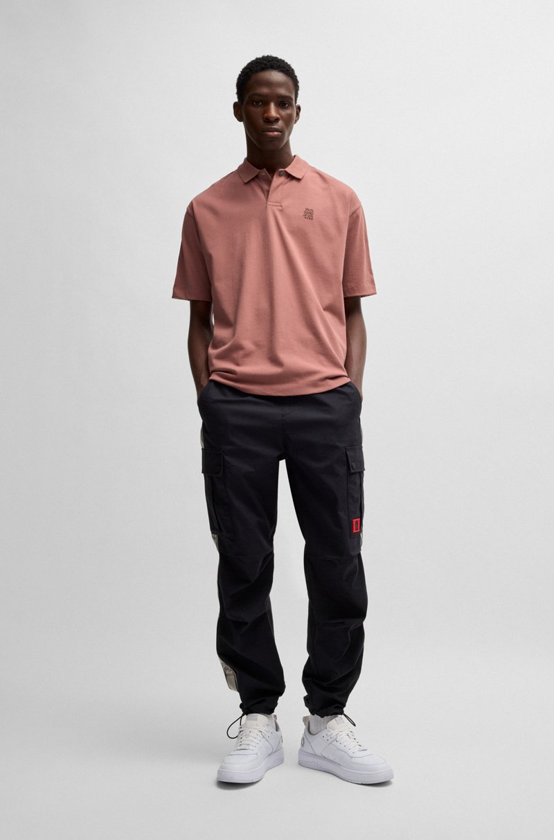 Hugo Boss Polo HUGO X RB De Algodón Con Cinta De La Marca