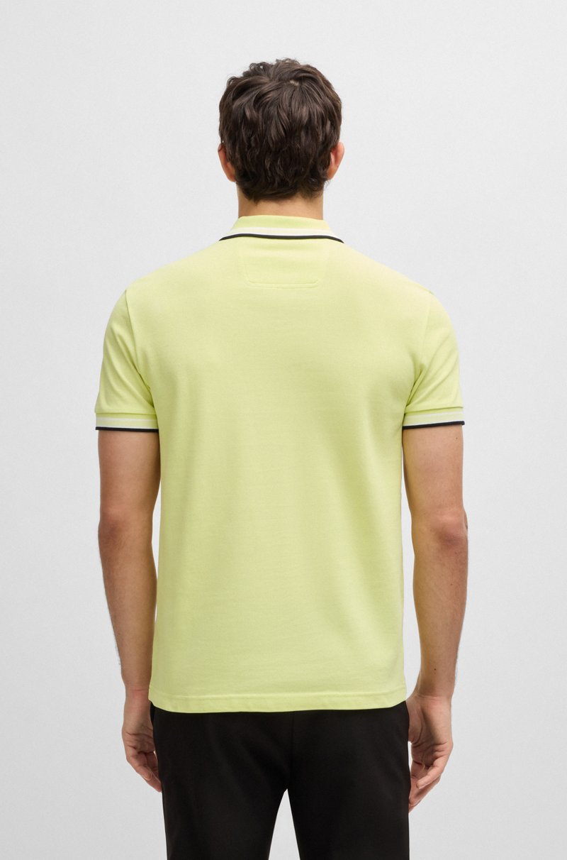 Hugo Boss Polo Paddy De Piqué De Algodón Con Logo En El Reverso Del Cuello