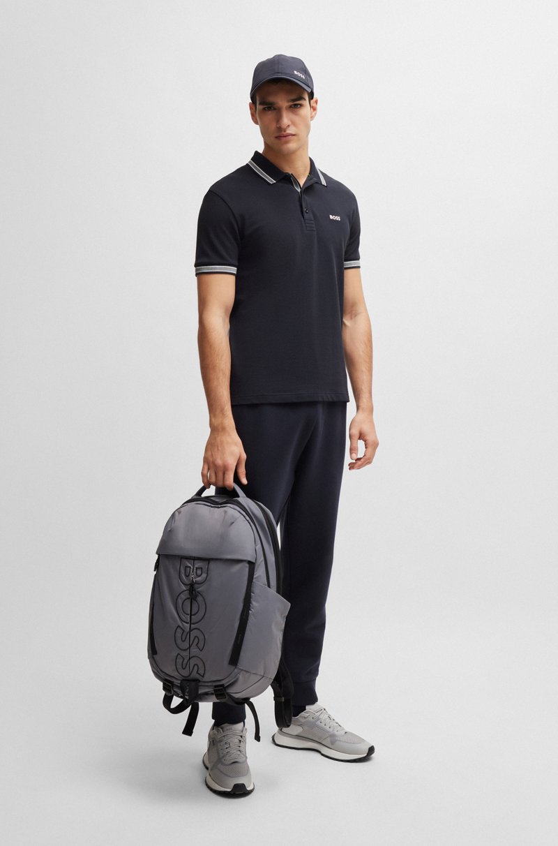 Hugo Boss Polo Paddy De Piqué De Algodón Con Logo En El Reverso Del Cuello