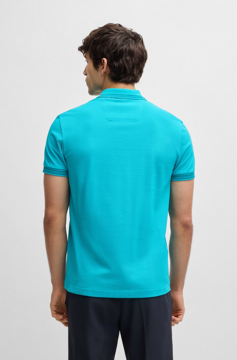 Hugo Boss Polo Paddy De Piqué De Algodón Con Logo En El Reverso Del Cuello