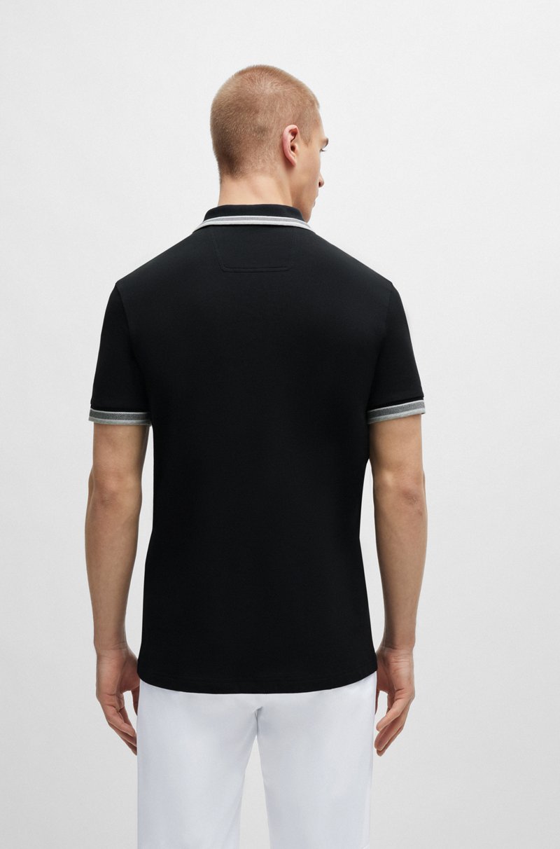 Hugo Boss Polo Paddy De Piqué De Algodón Con Logo En El Reverso Del Cuello