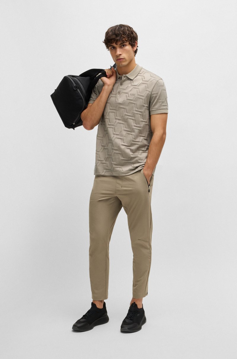 Hugo Boss Polo Paddy Relaxed Fit En Algodón Mercerizado Guateado