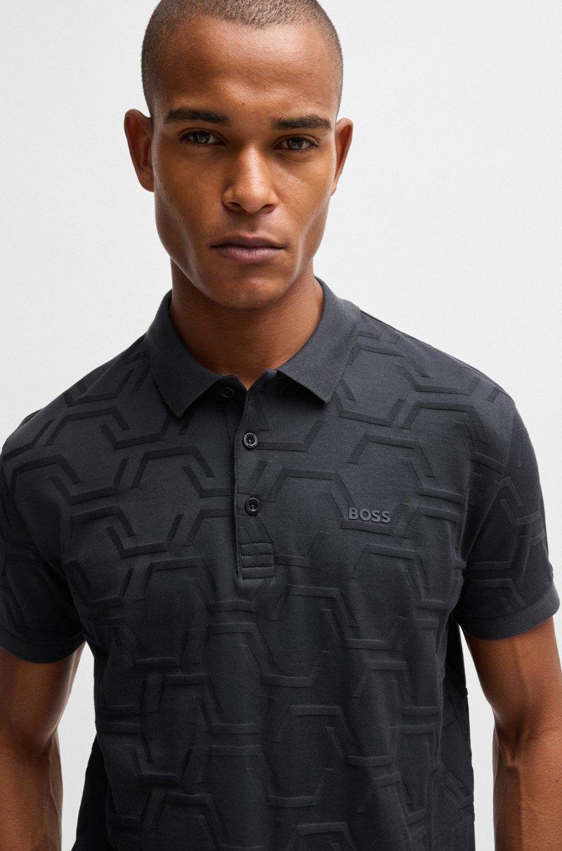 Hugo Boss Polo Paddy Relaxed Fit En Algodón Mercerizado Guateado
