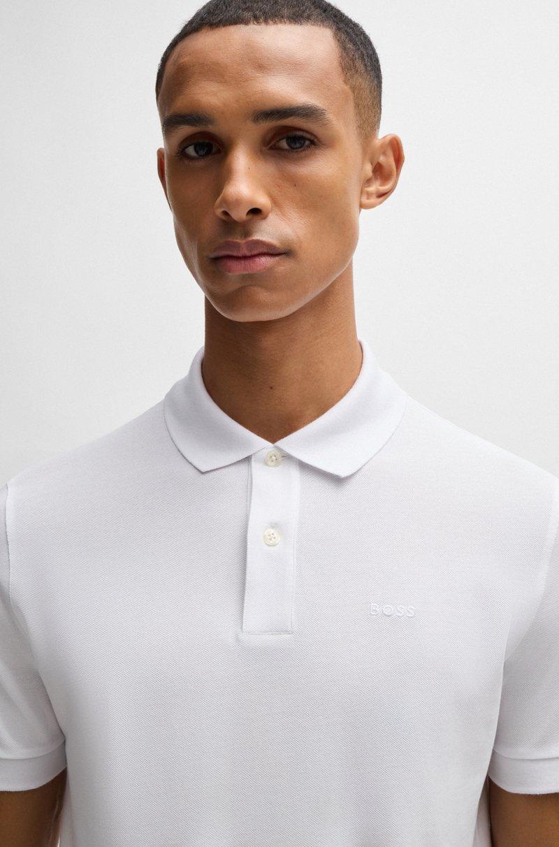 Hugo Boss Polo Pallas Regular Fit De Algodón Con Logo Bordado