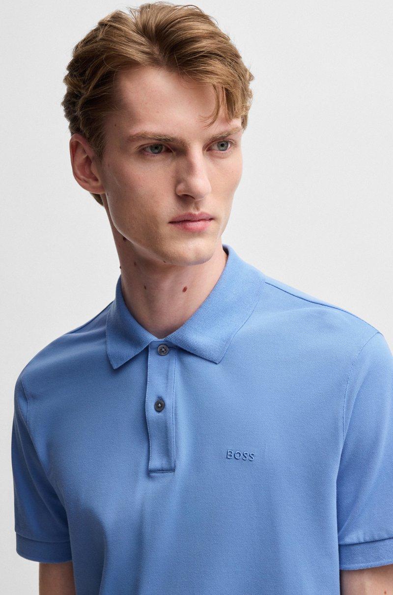 Hugo Boss Polo Pallas Regular Fit De Algodón Con Logo Bordado