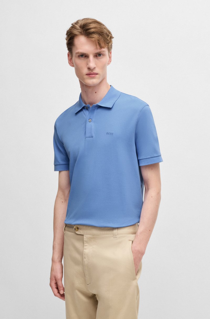 Hugo Boss Polo Pallas regular fit de algodón con logo bordado