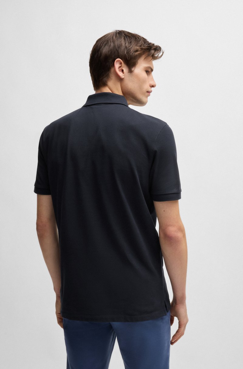 Hugo Boss Polo Pallas Regular Fit De Algodón Con Logo Bordado