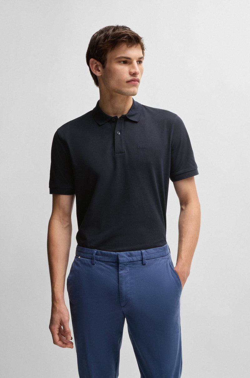 Hugo Boss Polo Pallas regular fit de algodón con logo bordado