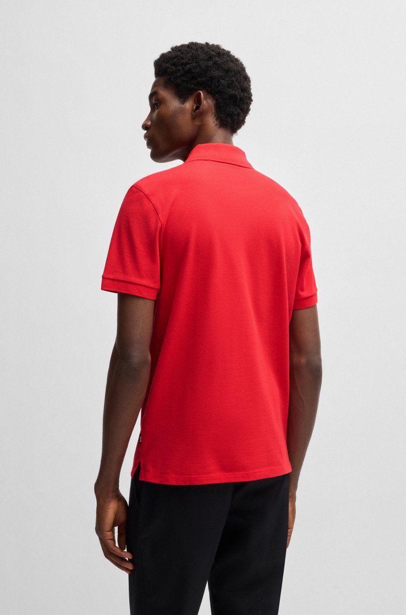 Hugo Boss Polo Pallas Regular Fit De Algodón Con Logo Bordado