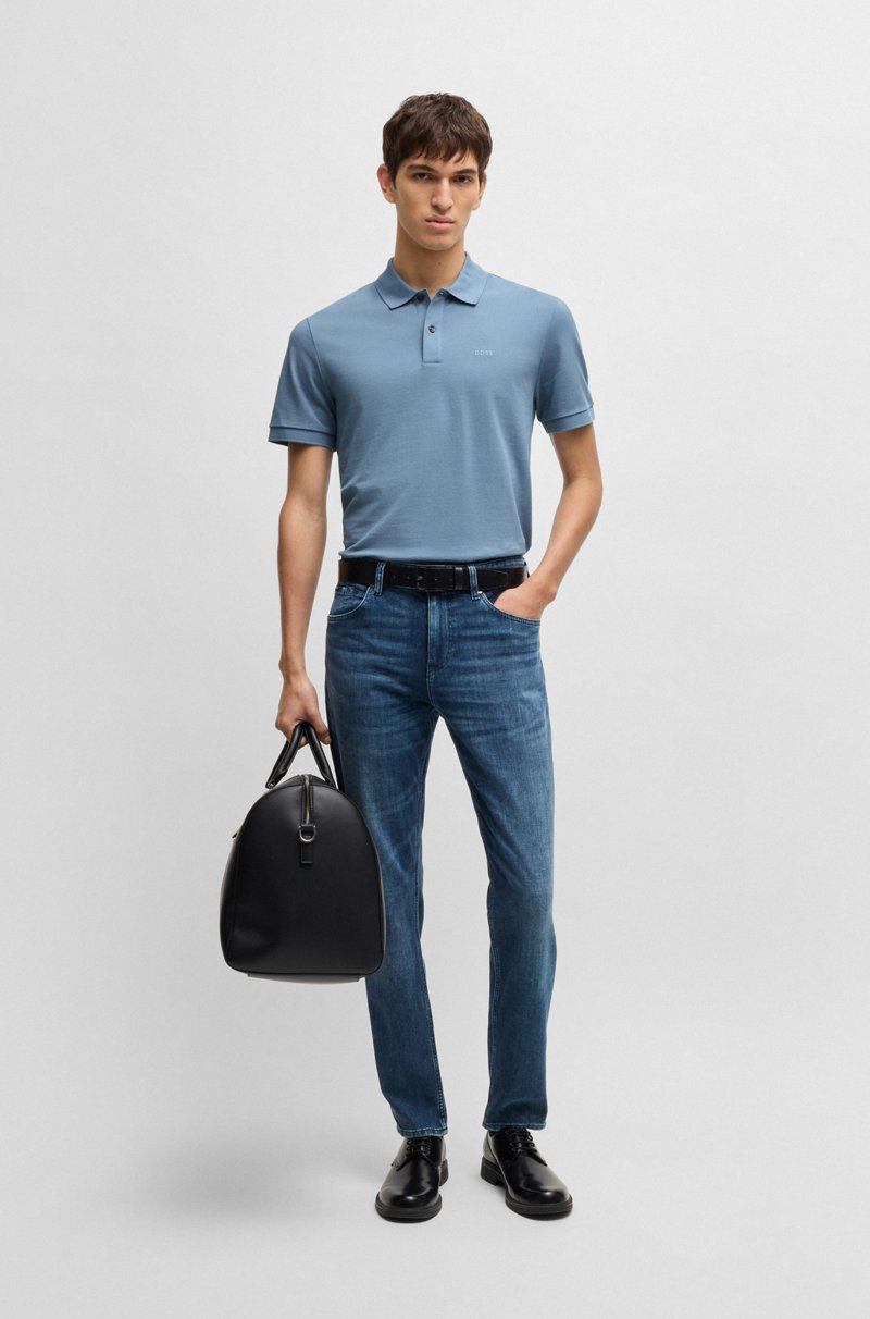 Hugo Boss Polo Pallas Regular Fit De Algodón Con Logo Bordado