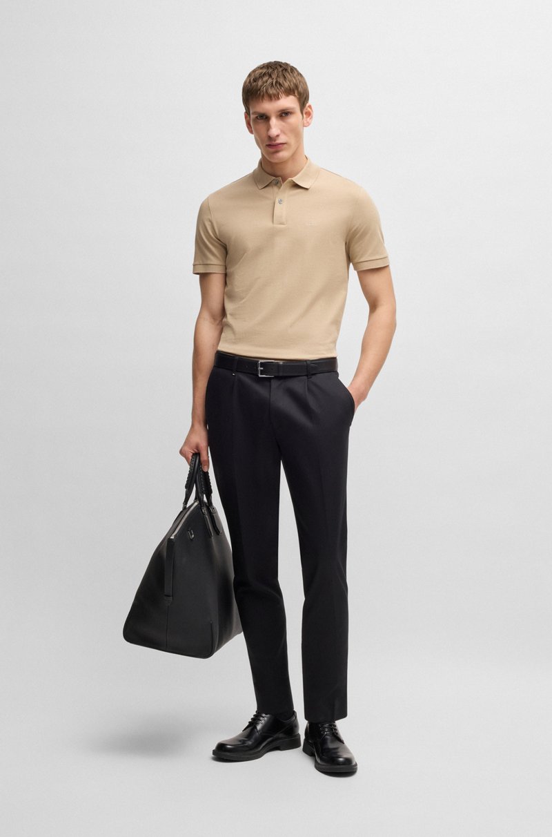 Hugo Boss Polo Pallas Regular Fit De Algodón Con Logo Bordado