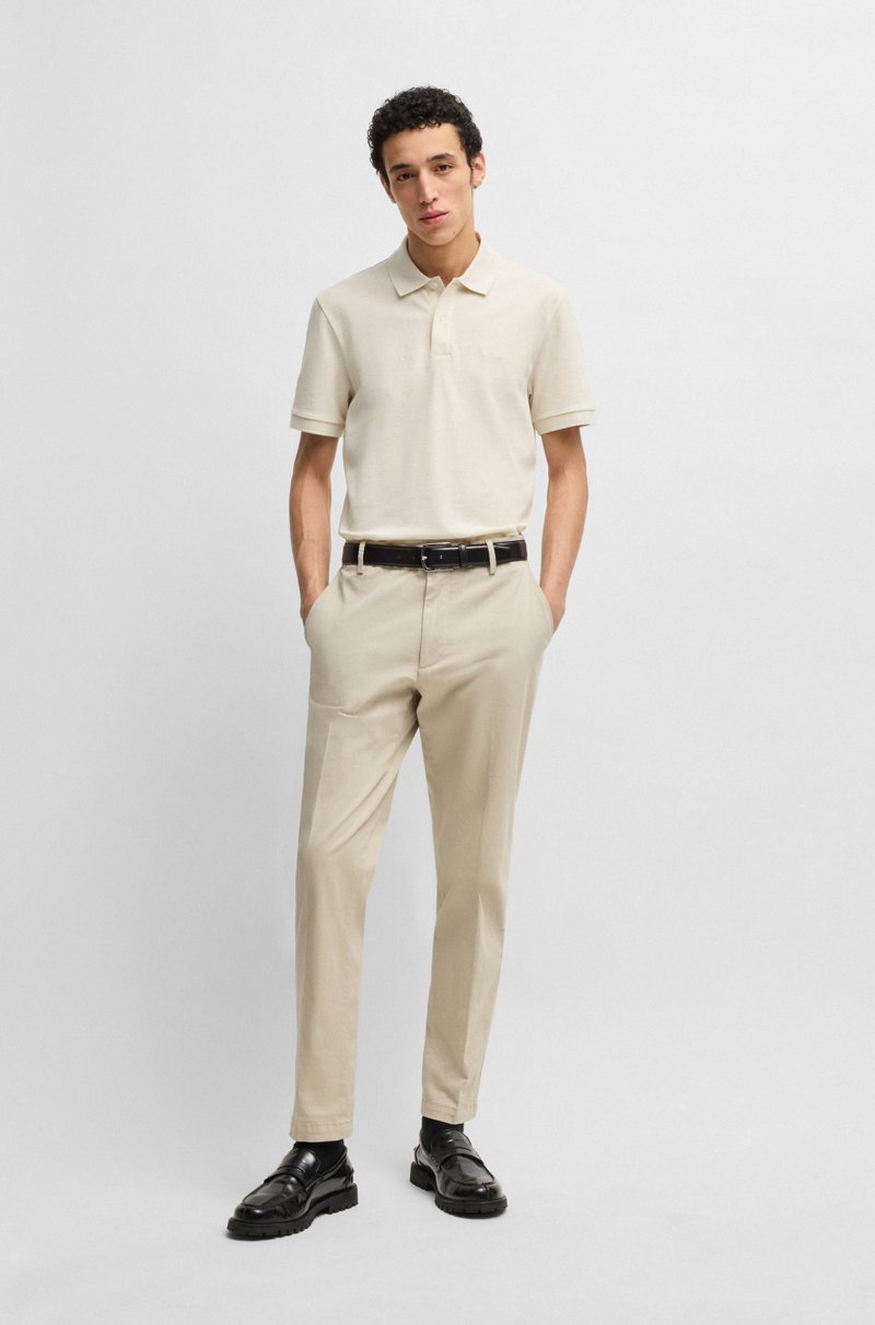 Hugo Boss Polo Pallas Regular Fit De Algodón Con Logo Bordado