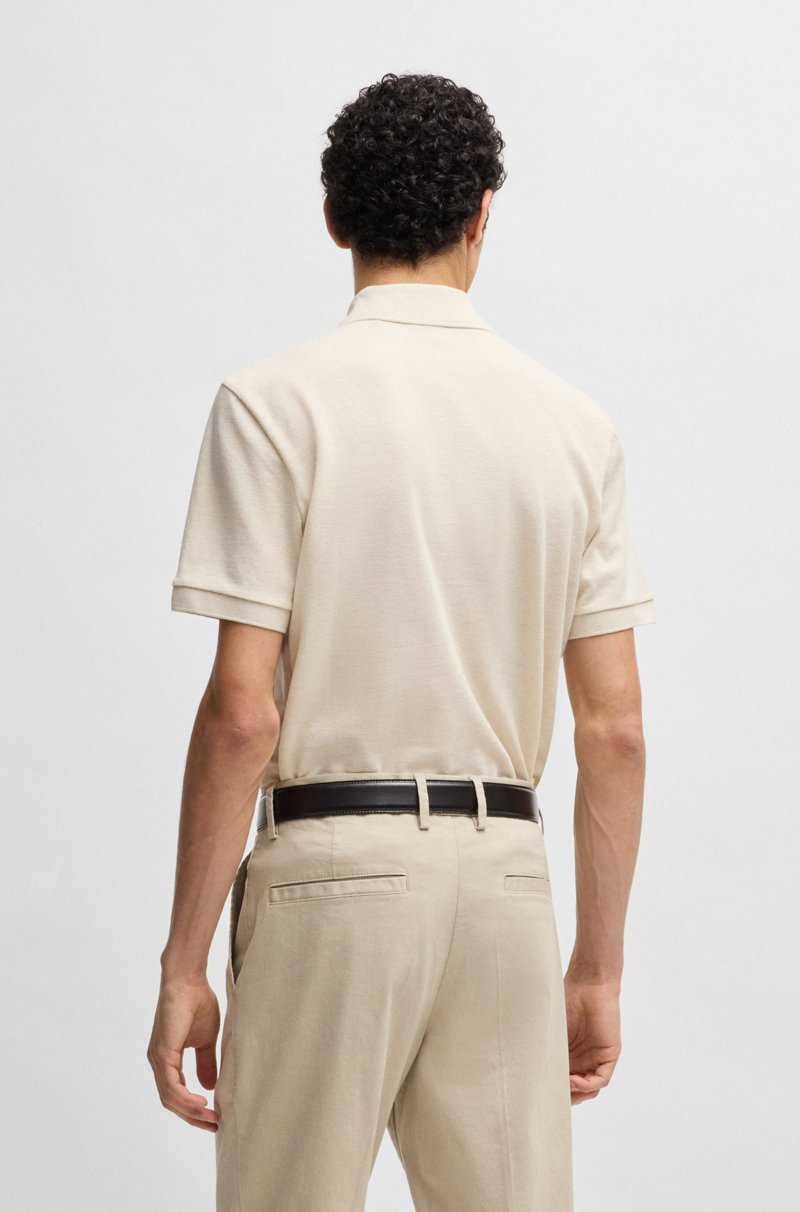 Hugo Boss Polo Pallas Regular Fit De Algodón Con Logo Bordado