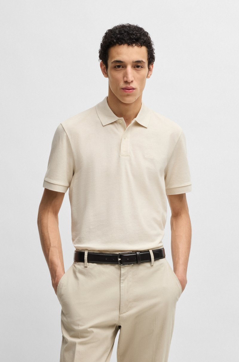 Hugo Boss Polo Pallas regular fit de algodón con logo bordado