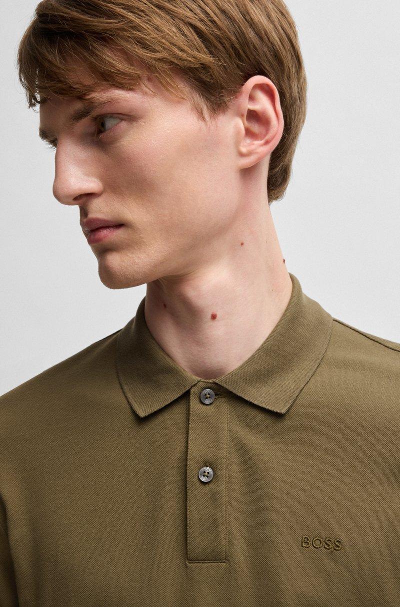 Hugo Boss Polo Pallas Regular Fit De Algodón Con Logo Bordado