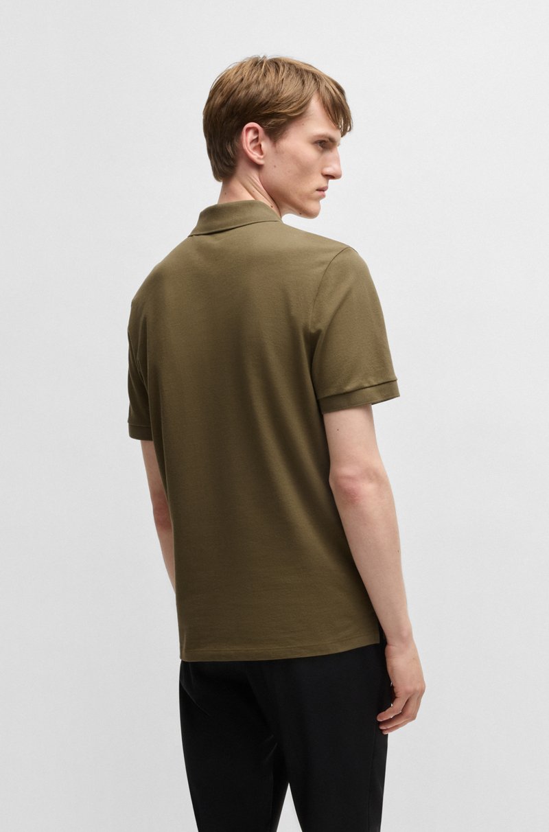 Hugo Boss Polo Pallas Regular Fit De Algodón Con Logo Bordado