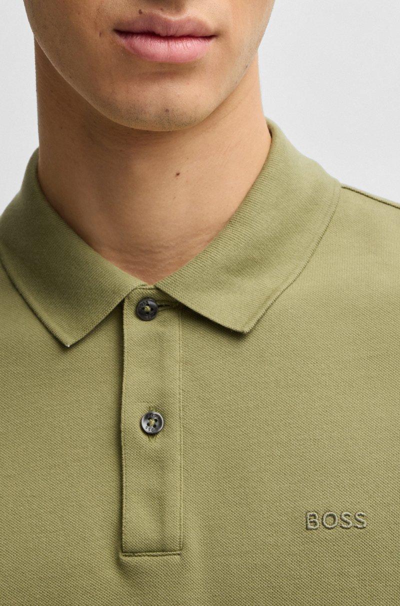 Hugo Boss Polo Pallas Regular Fit De Algodón Con Logo Bordado