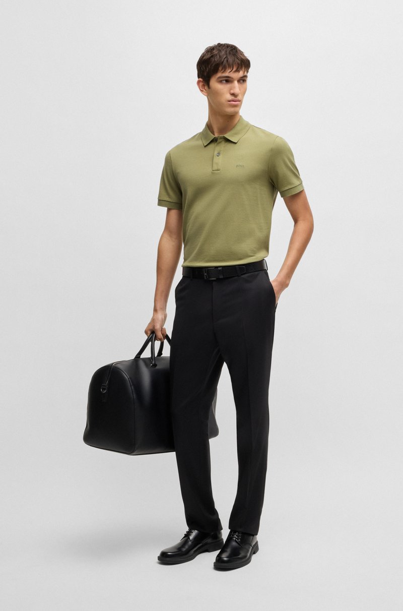 Hugo Boss Polo Pallas Regular Fit De Algodón Con Logo Bordado