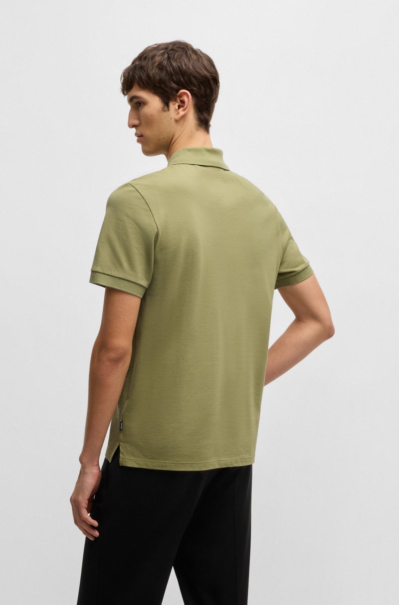 Hugo Boss Polo Pallas Regular Fit De Algodón Con Logo Bordado