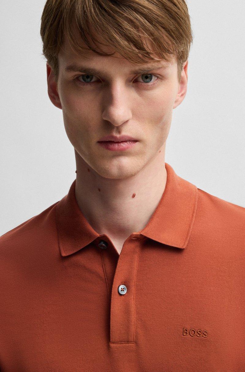 Hugo Boss Polo Pallas Regular Fit De Algodón Con Logo Bordado