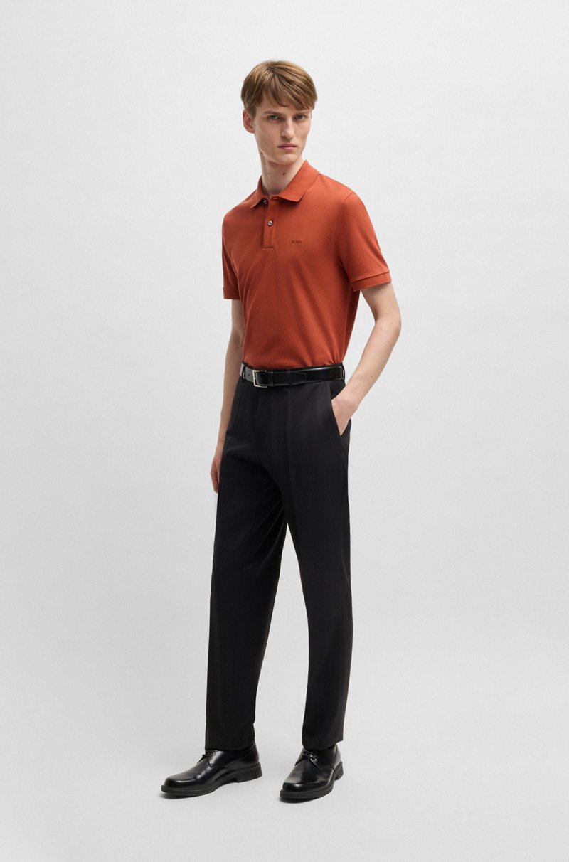 Hugo Boss Polo Pallas Regular Fit De Algodón Con Logo Bordado