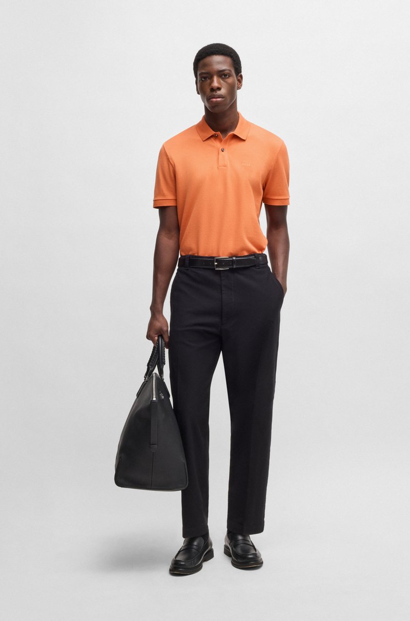 Hugo Boss Polo Pallas Regular Fit De Algodón Con Logo Bordado