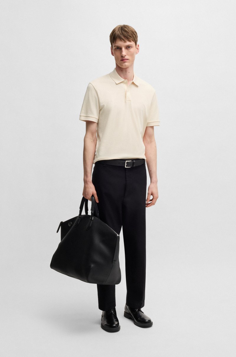 Hugo Boss Polo Pallas Regular Fit De Algodón Con Logo Bordado