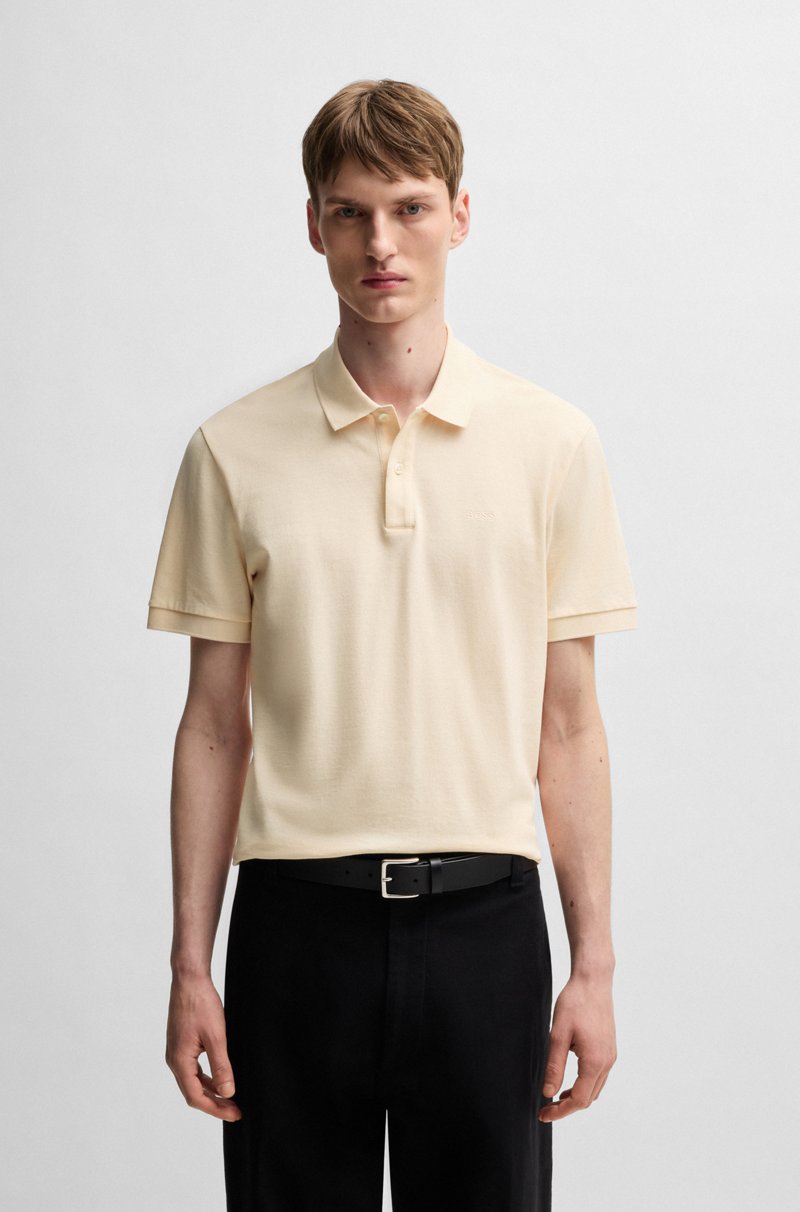 Hugo Boss Polo Pallas regular fit de algodón con logo bordado