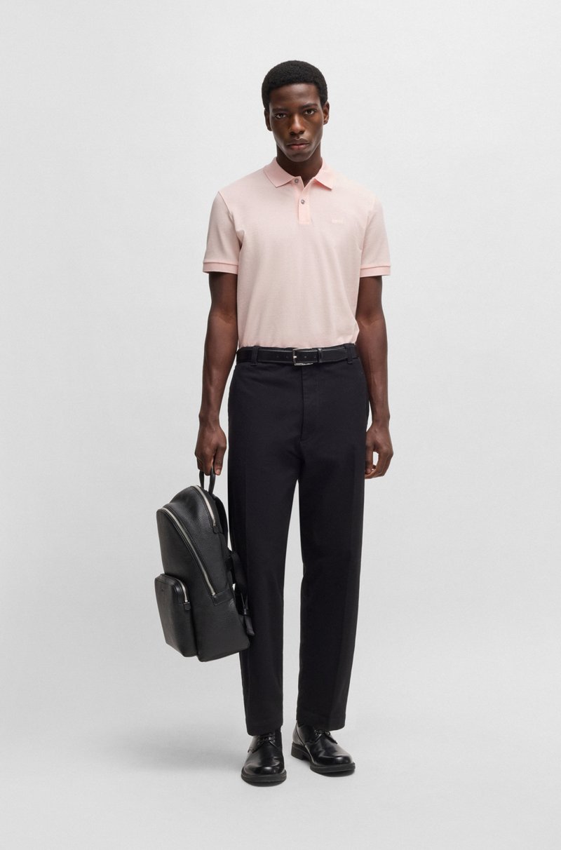 Hugo Boss Polo Pallas Regular Fit De Algodón Con Logo Bordado