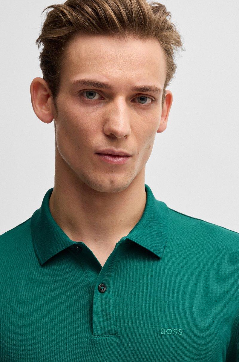 Hugo Boss Polo Pallas Regular Fit De Algodón Con Logo Bordado
