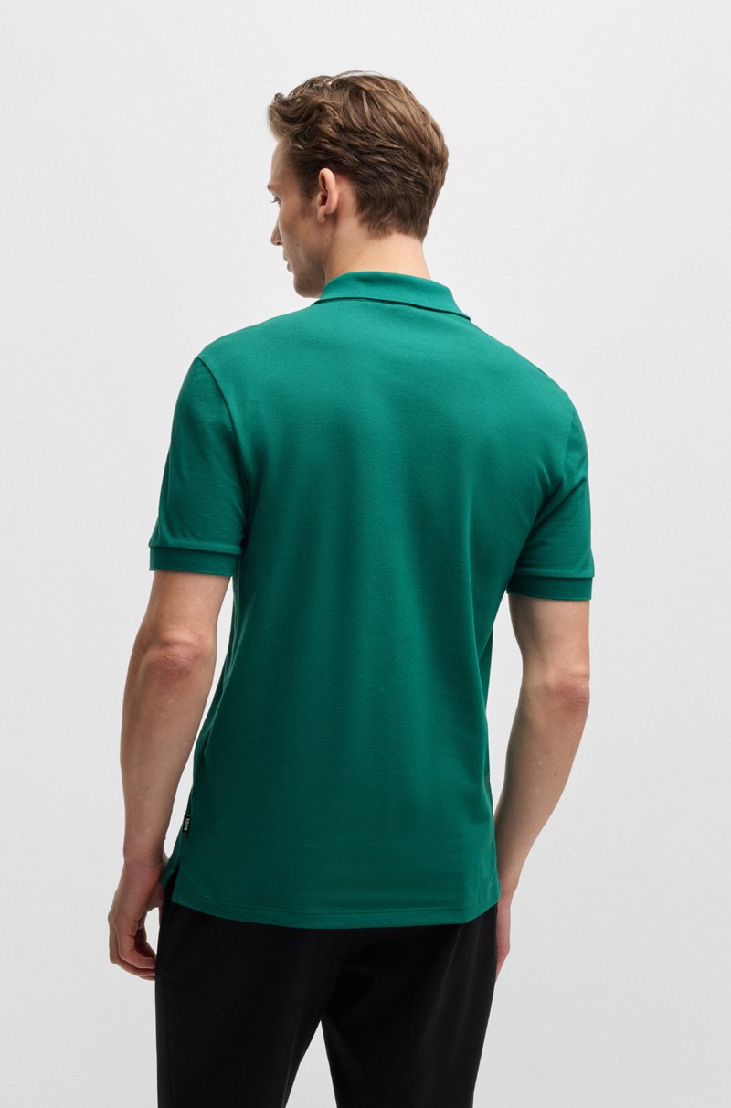Hugo Boss Polo Pallas Regular Fit De Algodón Con Logo Bordado