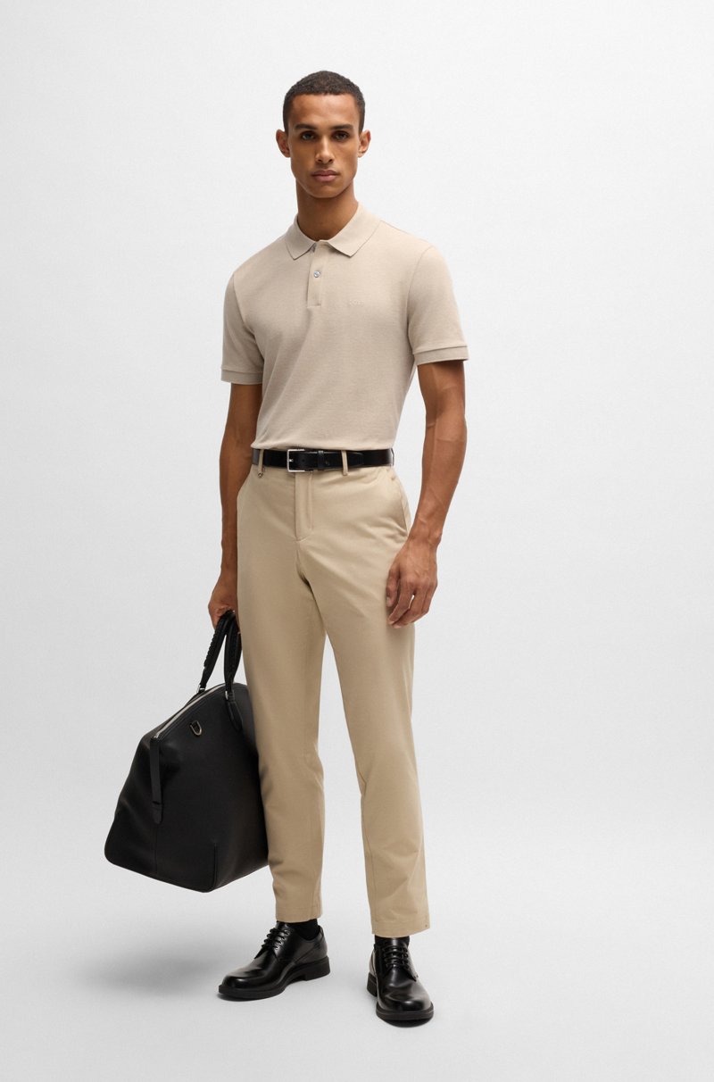 Hugo Boss Polo Pallas Regular Fit De Algodón Con Logo Bordado